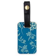 Folk Flowers Print Floral Pattern Ethnic Art Luggage Tag (one Side) by Eskimos