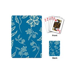 Folk Flowers Print Floral Pattern Ethnic Art Playing Cards Single Design (mini) by Eskimos