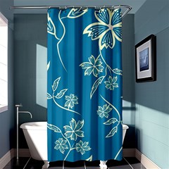 Folk Flowers Print Floral Pattern Ethnic Art Shower Curtain 36  X 72  (stall)  by Eskimos