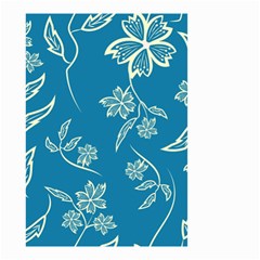 Folk Flowers Print Floral Pattern Ethnic Art Small Garden Flag (two Sides) by Eskimos