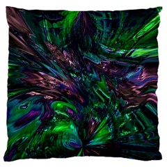 Mara Large Flano Cushion Case (one Side) by MRNStudios