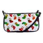 New Year s Multicolored Socks Shoulder Clutch Bag Front