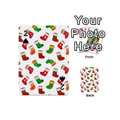 New Year s Multicolored Socks Playing Cards 54 Designs (mini) by SychEva