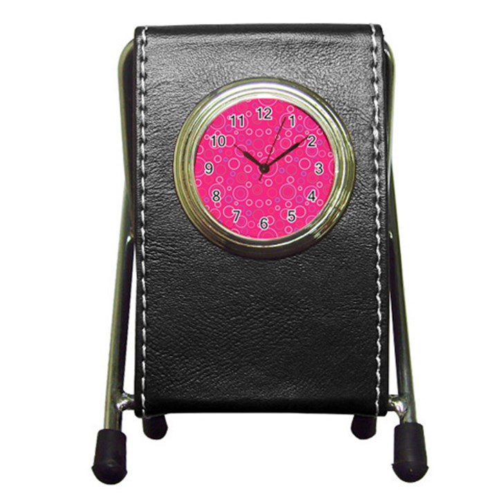 Circle Pen Holder Desk Clock