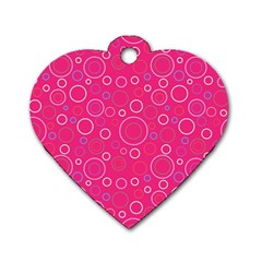 Circle Dog Tag Heart (two Sides) by SychEva