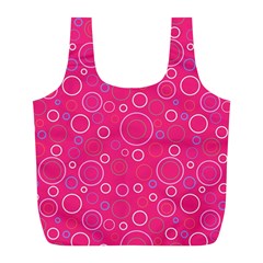 Circle Full Print Recycle Bag (l) by SychEva