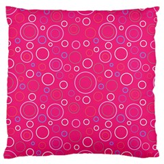 Circle Large Flano Cushion Case (one Side) by SychEva