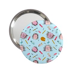 Hedgehogs Artists 2 25  Handbag Mirrors by SychEva