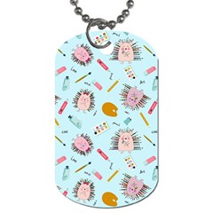 Hedgehogs Artists Dog Tag (one Side) by SychEva