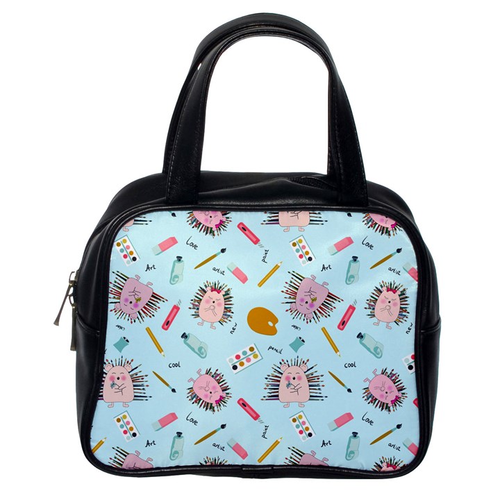 Hedgehogs Artists Classic Handbag (One Side)