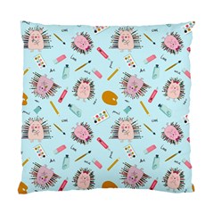 Hedgehogs Artists Standard Cushion Case (two Sides) by SychEva