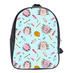 Hedgehogs Artists School Bag (xl) by SychEva