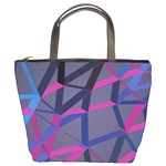 3d Lovely Geo Lines Bucket Bag Front