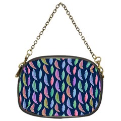 Colorful Feathers Chain Purse (two Sides) by SychEva