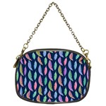 Colorful Feathers Chain Purse (Two Sides) Front