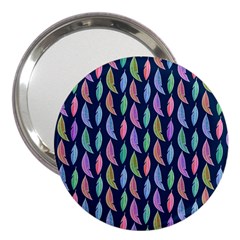 Colorful Feathers 3  Handbag Mirrors by SychEva