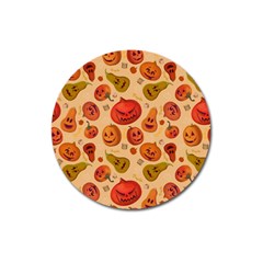 Pumpkin Muzzles Magnet 3  (round) by SychEva