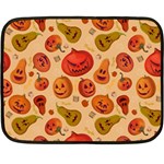 Pumpkin Muzzles Fleece Blanket (Mini) 35 x27  Blanket