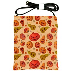 Pumpkin Muzzles Shoulder Sling Bag by SychEva