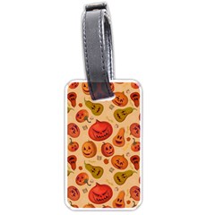 Pumpkin Muzzles Luggage Tag (one Side) by SychEva