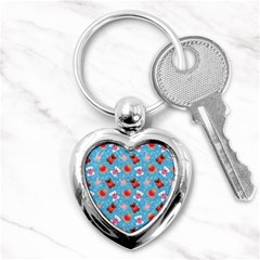 Cute Cats And Bears Key Chain (heart) by SychEva