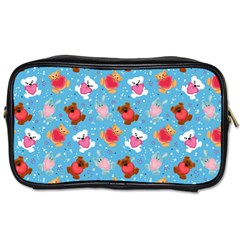 Cute Cats And Bears Toiletries Bag (two Sides) by SychEva