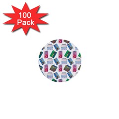 New Year Gifts 1  Mini Buttons (100 Pack)  by SychEva