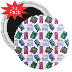 New Year Gifts 3  Magnets (10 Pack)  by SychEva