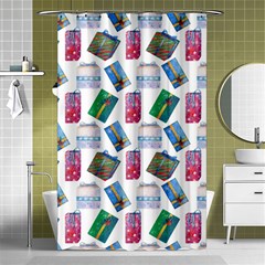 New Year Gifts Shower Curtain 48  X 72  (small)  by SychEva