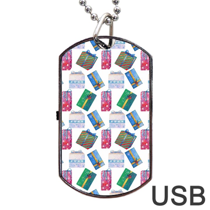 New Year Gifts Dog Tag USB Flash (Two Sides)