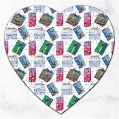 New Year Gifts Jigsaw Puzzle (heart) by SychEva