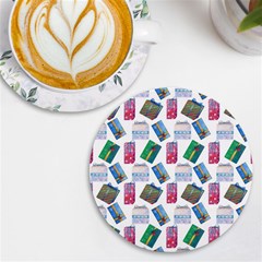 New Year Gifts Uv Print Round Tile Coaster by SychEva