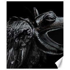 Creepy Monster Bird Portrait Artwork Canvas 8  X 10  by dflcprintsclothing