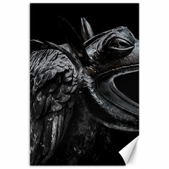 Creepy Monster Bird Portrait Artwork Canvas 24  X 36  by dflcprintsclothing