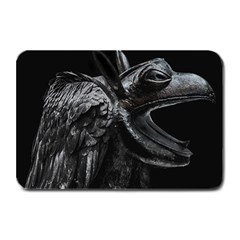 Creepy Monster Bird Portrait Artwork Plate Mats by dflcprintsclothing