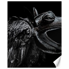 Creepy Monster Bird Portrait Artwork Canvas 11  X 14  by dflcprintsclothing