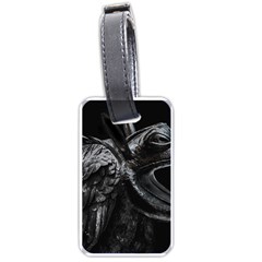 Creepy Monster Bird Portrait Artwork Luggage Tag (one Side) by dflcprintsclothing