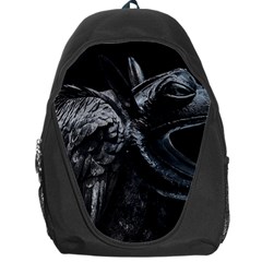 Creepy Monster Bird Portrait Artwork Backpack Bag by dflcprintsclothing