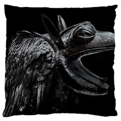 Creepy Monster Bird Portrait Artwork Standard Flano Cushion Case (one Side) by dflcprintsclothing