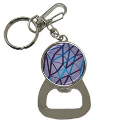 3d Lovely Geo Lines 2 Bottle Opener Key Chain by Uniqued