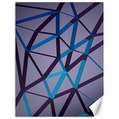 3d Lovely Geo Lines 2 Canvas 12  X 16  by Uniqued