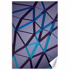 3d Lovely Geo Lines 2 Canvas 20  X 30  by Uniqued