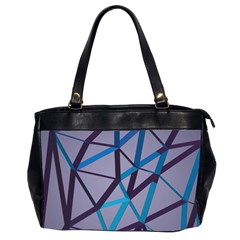 3d Lovely Geo Lines 2 Oversize Office Handbag (2 Sides) by Uniqued