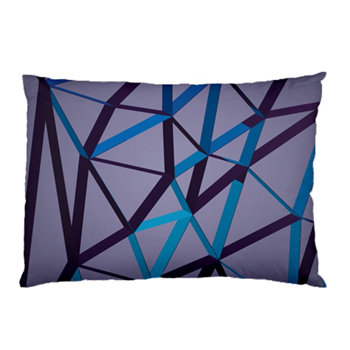 3d Lovely Geo Lines 2 Pillow Case (Two Sides)