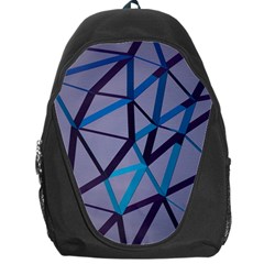 3d Lovely Geo Lines 2 Backpack Bag by Uniqued