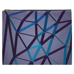 3d Lovely Geo Lines 2 Cosmetic Bag (xxxl) by Uniqued