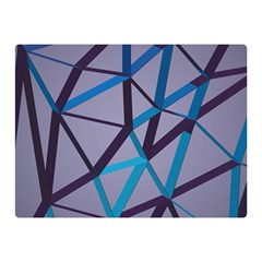 3d Lovely Geo Lines 2 Double Sided Flano Blanket (mini)  by Uniqued