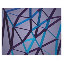 3d Lovely Geo Lines 2 Double Sided Flano Blanket (medium)  by Uniqued