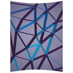 3d Lovely Geo Lines 2 Back Support Cushion by Uniqued