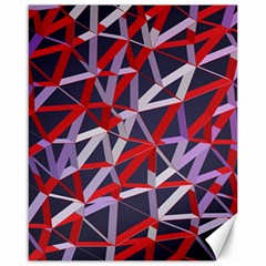 3d Lovely Geo Lines Vii Canvas 16  X 20  by Uniqued